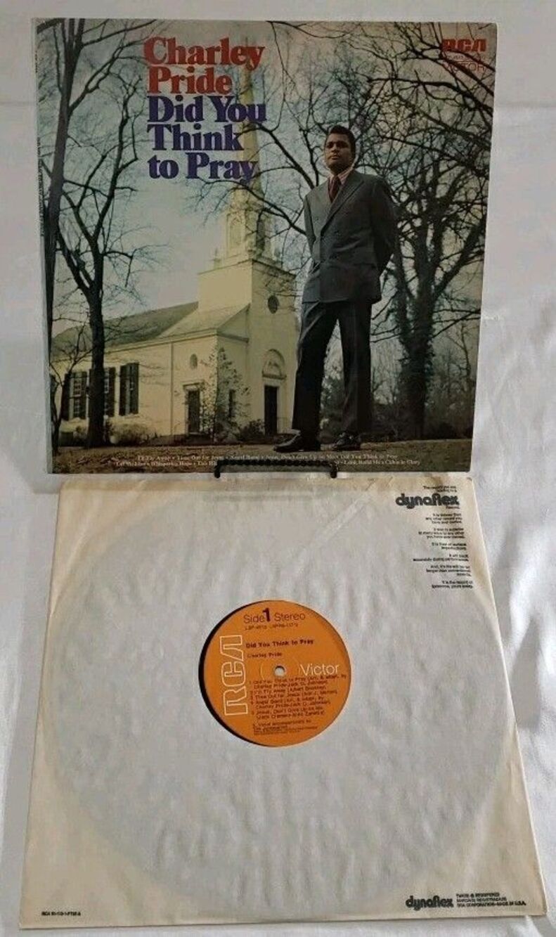 Vinyl Charley Pride LP Did You Think To Pray 1971  LSP-4513 Stereo-Victor.......